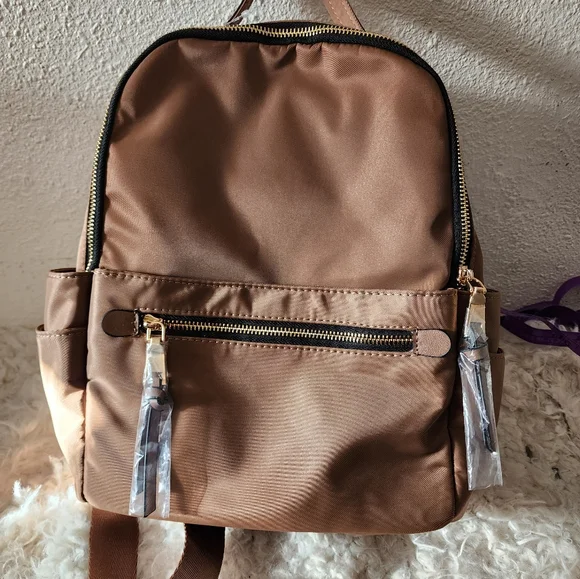 Source Unknown Brown Leather Backpack Source Unknown Brown Leather Backpack main image 3